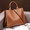 Bolso de Cuero Genuino Gran Capacidad Bandolera para Mujer