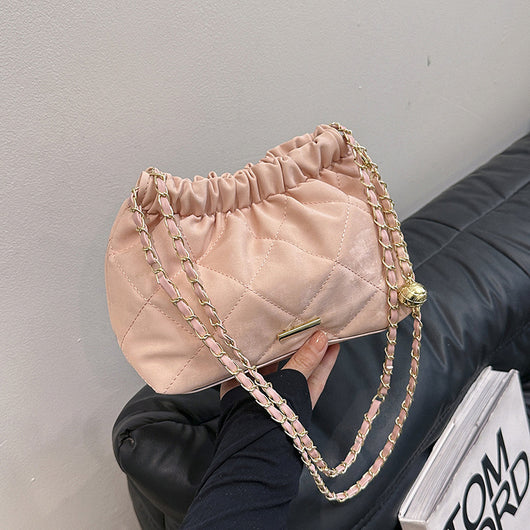 Bolsa Mensajera de Cadena Rombo Elegante para Viajero - Image 7