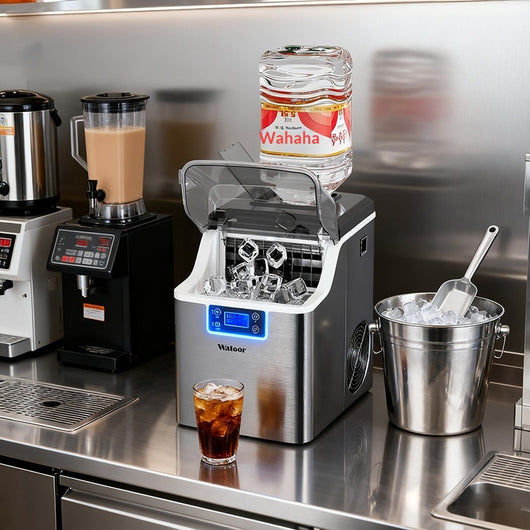 Máquina de Hielo Manual para Tienda de Té de Burbuja Casera