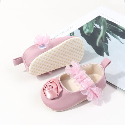 Zapatos Occidentales para Niña con Suela Suave y Detalles de Seda Imitada - Image 8