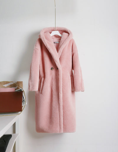 Abrigo de Cashmere Teddy para Mujer - Image 7