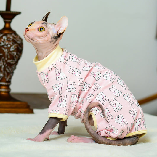 Camiseta de Algodón Antidesgarres para Gatos - Image 4