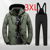 Chaqueta de Invierno para Hombre con Capucha, Plumón de Pato y Múltiples Bolsillos - Image 13