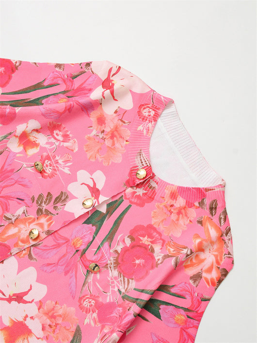 Chaqueta Tejida Estampado Floral Estilo Europeo y Americano - Image 16