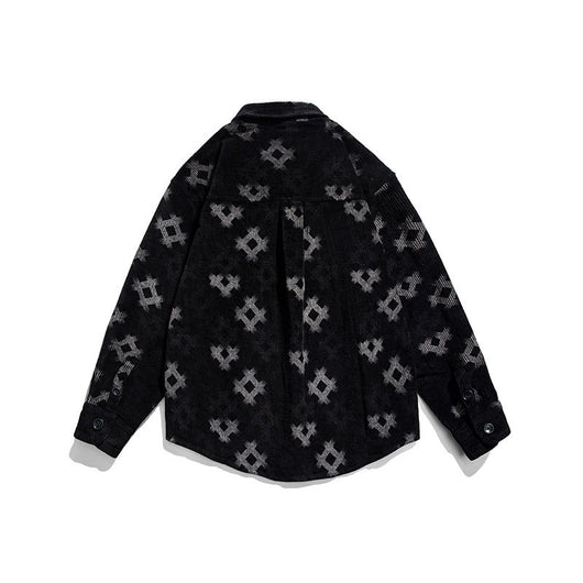 Camisa de Pana a Cuadros Marrón y Negro - Image 24