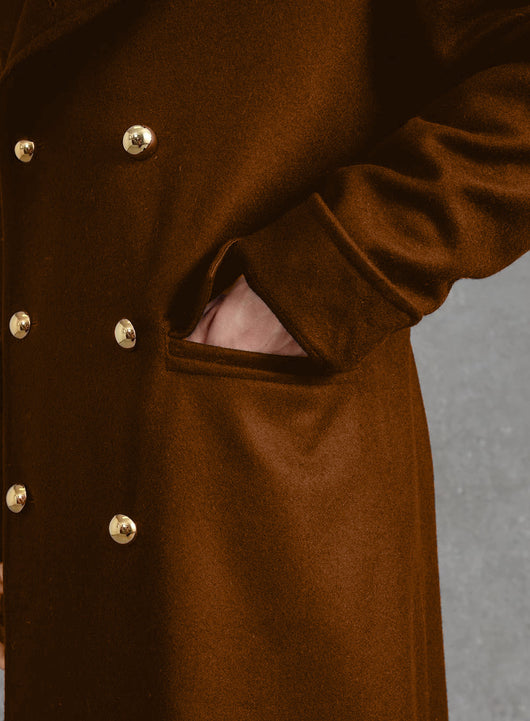 Abrigo Largo de Lana Premium Hasta la Rodilla para Hombre - Image 11