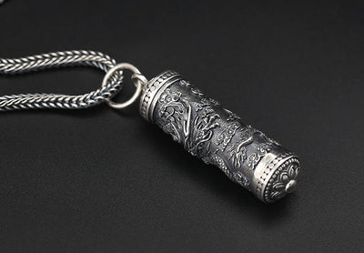 Dije Buda Plata 925 Patrón Dragón Tenglong - Colgante Espiritual Artesanal - Image 12