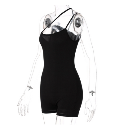 Jumpsuit Slim Fit Hombros Caídos en Colores Sólidos - Image 11