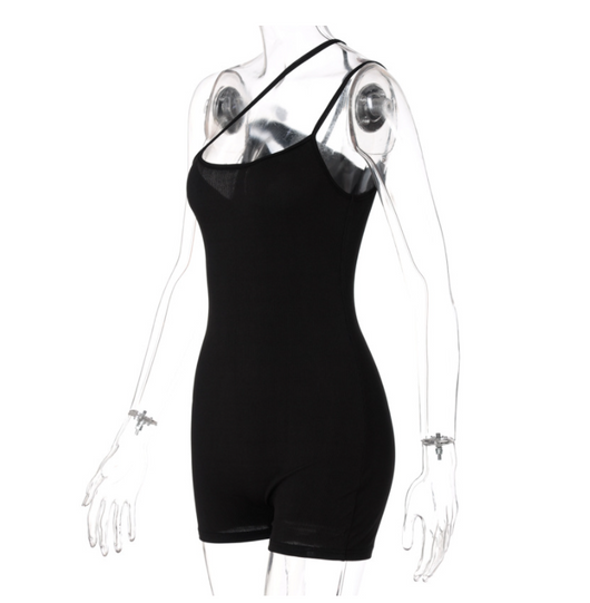 Jumpsuit Slim Fit Hombros Caídos en Colores Sólidos - Image 11
