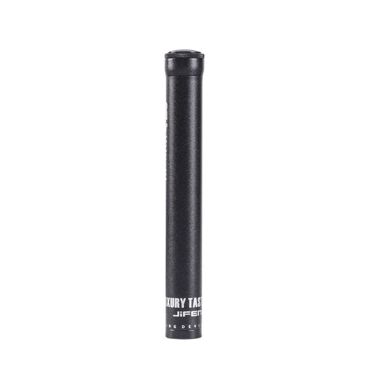 Red portable travel tube made of aluminum alloy with black caps and "RY TASTE JIFENG DEVICE" text. - Image 4