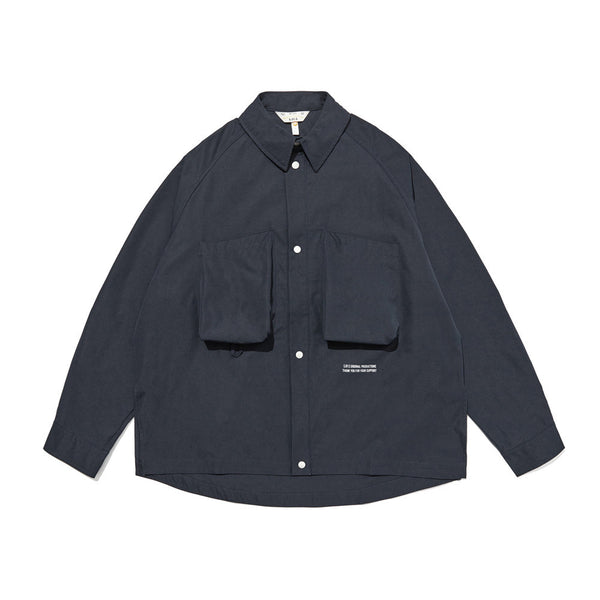 Camisa de Trabajo Manga Larga con Bolsillos 3D para Hombre