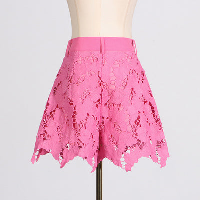 Conjunto de Dos Piezas: Blusa Tipo Solapa y Shorts Casuales para Mujer - Image 21