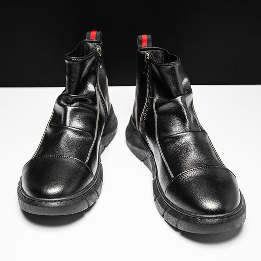 Botas de Cuero para Hombre Versátiles y de Moda - Image 6