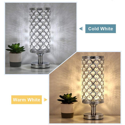 Lámpara de Mesa de Cristal Moderno con Diseño Elegante para Dormitorio y Sala - Image 15