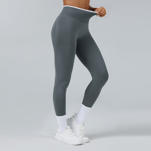 Pantalones Yoga Cintura Alta sin Costuras Secado Rápido - Image 3