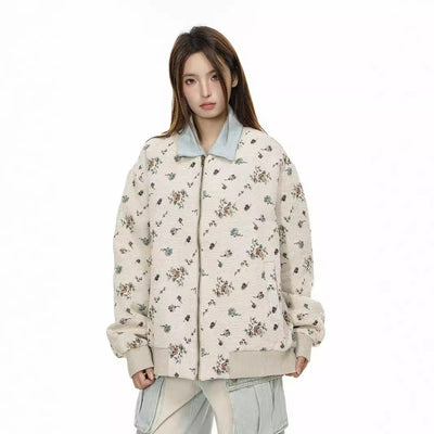 Chamarra Universitaria Unisex con Estampado 3D y Cuello Solapa - Estilo Casual Otoño - Image 3