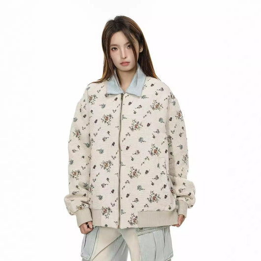Chamarra Universitaria Unisex con Estampado 3D y Cuello Solapa - Estilo Casual Otoño - Image 3
