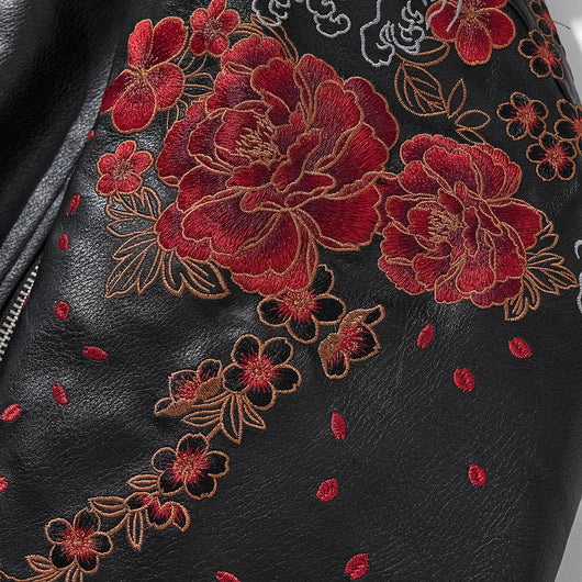 Chaqueta Acolchada de Algodón Grueso con Bordado de Dragón Chino - Image 4