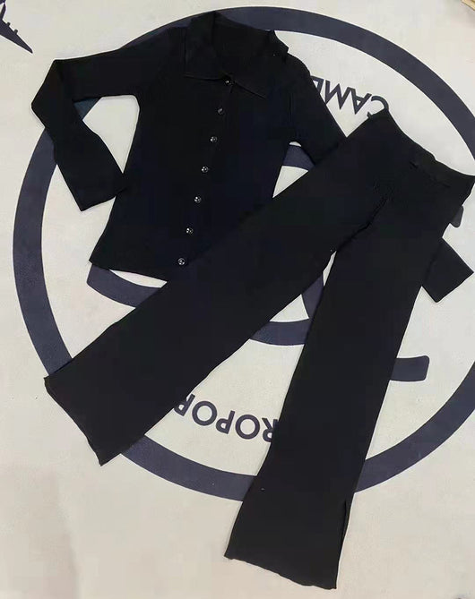 Conjunto de Dos Piezas en Punto Acanalado para Mujer - Image 7