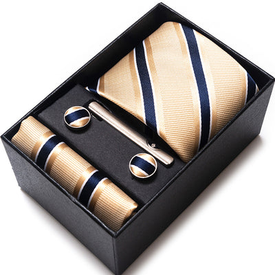 Corbata Jacquard Profesional Tejida en Trama para Negocios - Image 37