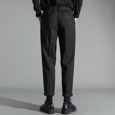 Pantalones Casuales Slim Fit en Lana para Hombre - Image 5
