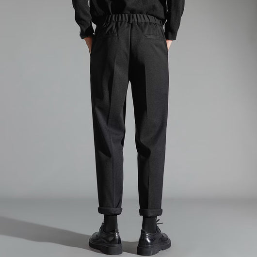 Pantalones Casuales Slim Fit en Lana para Hombre - Image 5