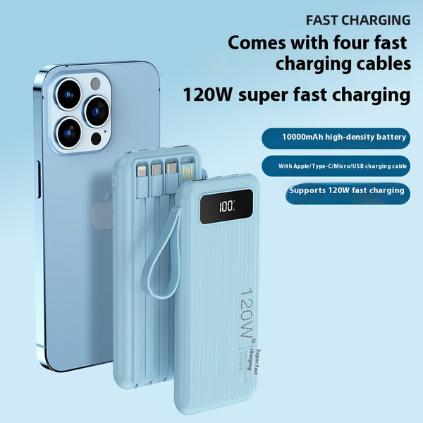 Batería Portátil de Carga Ultrarrápida 20000 mAh con Pantalla Digital