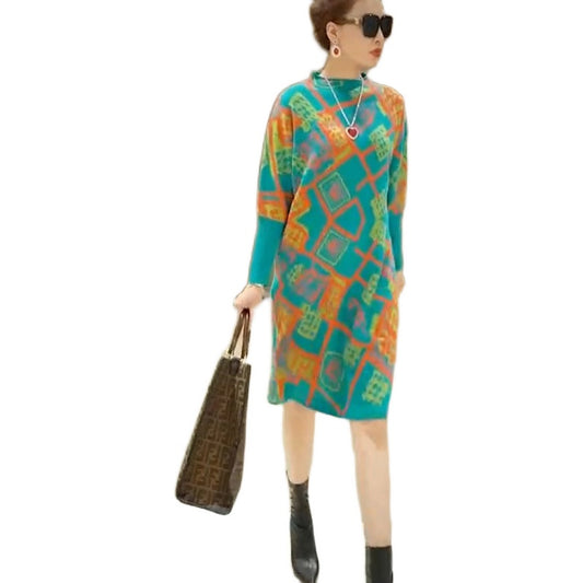 Suéter Grueso de Lana para Otoño e Invierno - Cuello Redondo Versátil para Mujer - Image 2