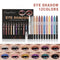 Set de 12 Sombras de Ojos en Barra Perlada Seda Natural