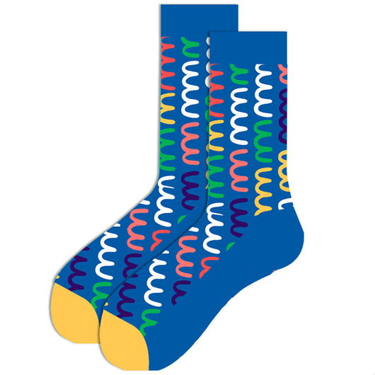 Calcetines Navideños para Hombre - Diseño Alce y Papá Noel en Algodón Premium - Image 72