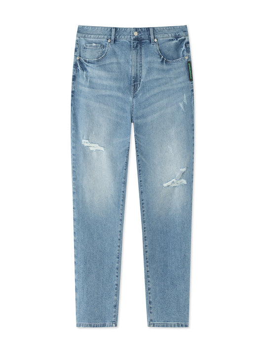 Jeans Rectos Coolmax Life Series Azul Claro para Hombre