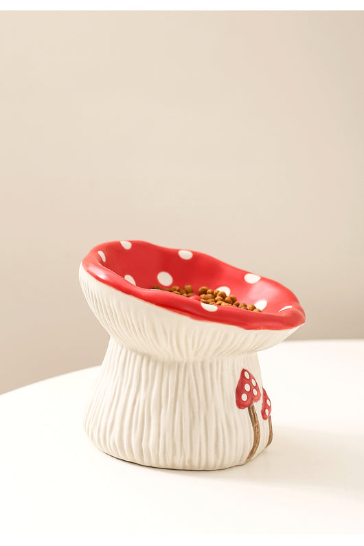 Comedero Elevado para Gatos y Perros con Diseño Decorativo de Seta - Image 18