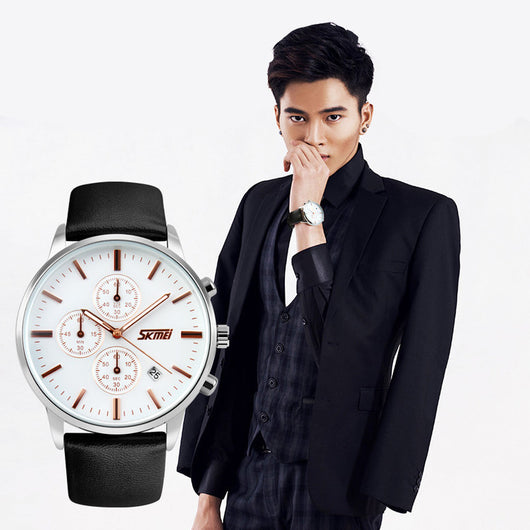 Reloj Casual de Cuarzo para Hombre - Estilo Moderno
