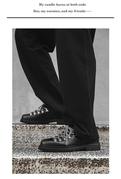 Zapatos Casuales Estilo Británico Retro de Trabajo - Image 17
