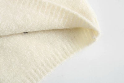 Cardigan Corto Tejido con Bordado para Otoño e Invierno - Image 9