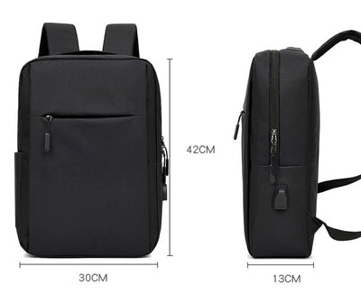 Mochila Ejecutiva para Laptop con Puerto USB - Bolsa de Negocios para Hombre - Image 17