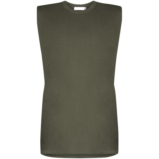 Vestido Camiseta Ejecutiva con Hombreras Acolchadas - Image 18