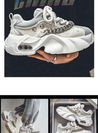 Tenis Casuales Elevados para Hombre con Suela Gruesa - Image 17