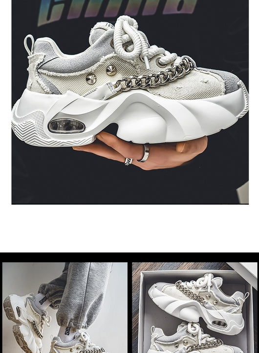 Tenis Casuales Elevados para Hombre con Suela Gruesa - Image 17