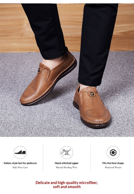 Zapatos Casuales de Cuero para Hombre - Cómodos y Transpirables - Image 12