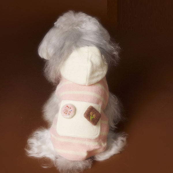 Suéter Acogedor de Galleta Felt para Mascotas - Otoño e Invierno