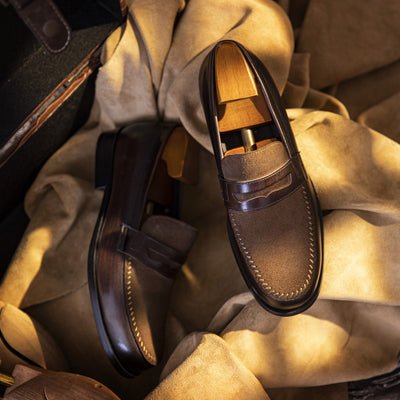Mocasines de Cuero Genuino para Hombre - Elegancia Formal y Casual