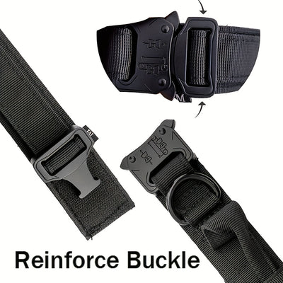 Collar Táctico Militar Reforzado para Perros Medianos y Grandes con Manija de Control - Image 6