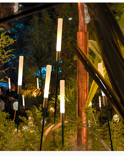 Lámpara Solar para Jardín con Diseño de Juncos - Image 11