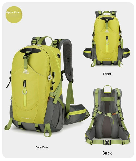 Mochila de Trekking AZELA Electron 40L - Blanco y Azul Marino para Senderismo y Viajes - Image 53