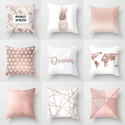 Funda de Almohada para Sofá Rosa - Image 2