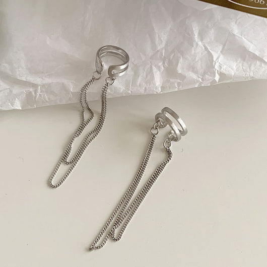 Aretes de Plata Esterlina 925 Doble Capa - Diseño Minimalista Lujo Ligero - Image 9