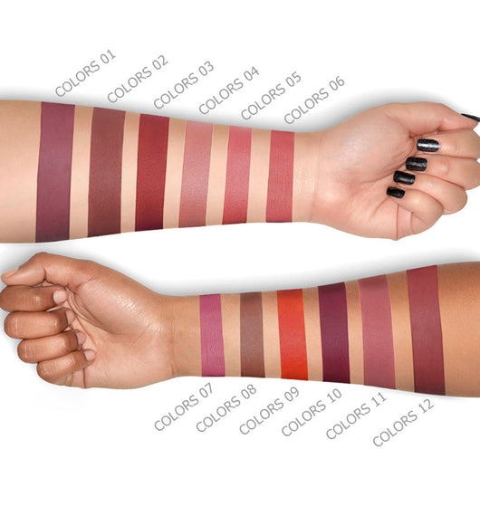 Set de 12 Labiales Mate de Larga Duración en Caja de Regalo - Image 5