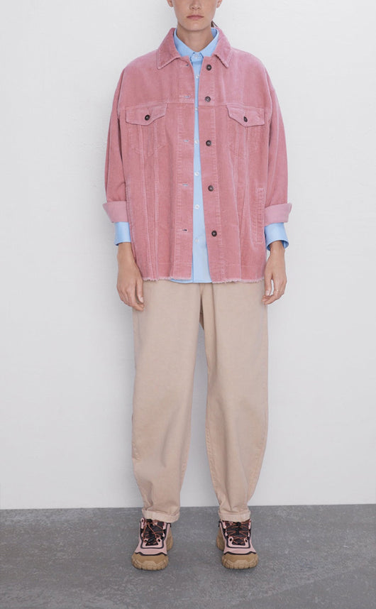 Chaqueta Camisa de Pana Casual de Manga Larga - Image 10