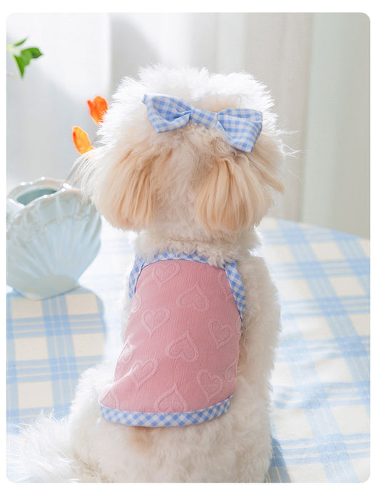 Chaleco Arnés con Moño y Textura Alivio Cardíaco para Perros Pequeños - Image 16